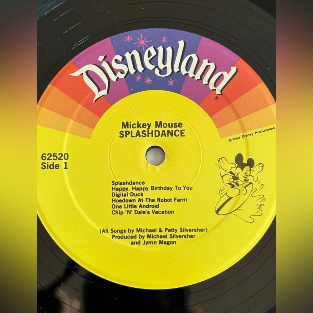 Vintage Walt Disney Production’s Mickey Mouse 1983 Splashdance Great Condition - Picture 6 of 9